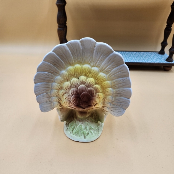 Vintage Thanksgiving Relpo Turkey Planter Candy Dish Figurine Japan - Picture 9 of 13